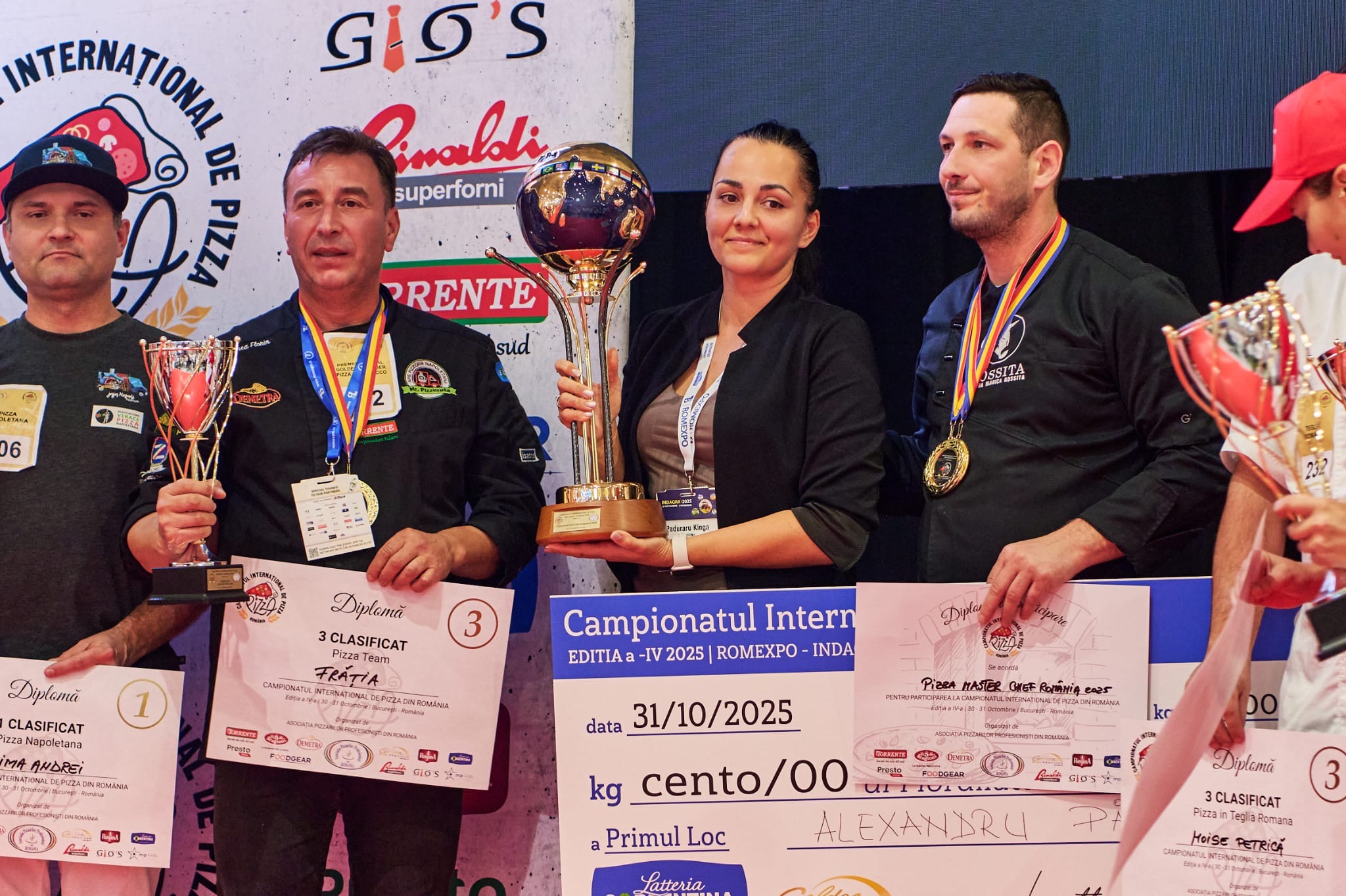 Mr. Pizzerota – Campionatul Internațional de Pizza 2025, locul 3 Pizza Team